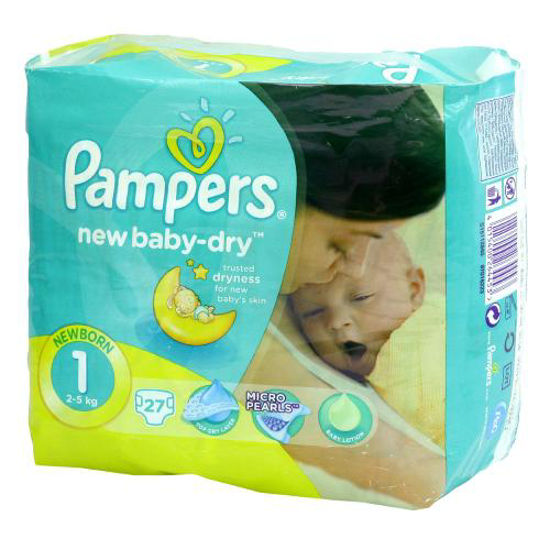 Подгузники детские Памперс (Pampers) New Baby Newborn (Памперс Ньюборн) №27